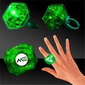 Light Up LED Diamond Ring - Green